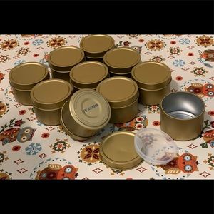 10 Teavana tea tins (Tin plated steel)